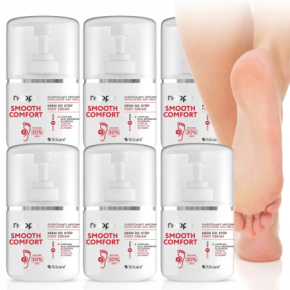 Silcare Zestaw do pielęgnacji stóp 6x krem z mocznikiem 30% Nappa Smooth Comfort 250ml