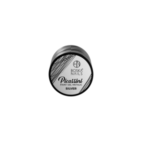 Boska Nails Picassini Paint Gel Metalic Silver Żel do zdobień 5ml