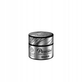 Boska Nails Picassini Paint Gel Metalic Silver Żel do zdobień 5ml