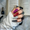 Claresa Starlight 7 niebieski brokatowy lakier hybrydowy do paznokci z efektem flash 5g - 5