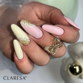 Claresa Starlight 7 niebieski brokatowy lakier hybrydowy do paznokci z efektem flash 5g
