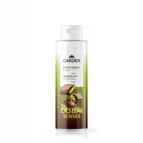 Dubai Senses Luksusowy zestaw - pielęgnacja o zapachu czekolady i pistacji: żel pod prysznic 400ml + balsam do ciała 300ml