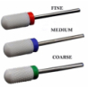 Frez ceramiczny manicure i pedicure walec zielony AQ204c - 8