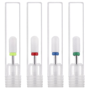 Frez ceramiczny manicure i pedicure walec zielony AQ204c