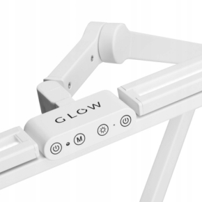 Lampa kosmetyczna bezcieniowa do zabiegów manicure mocowana do blatu Glow L03 biała