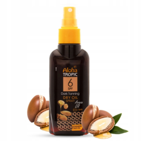 MadiS Aloha Tropic Dry Oil SPF6 Suchy olejek arganowy do opalania głęboka opalenizna 100ml / 40447