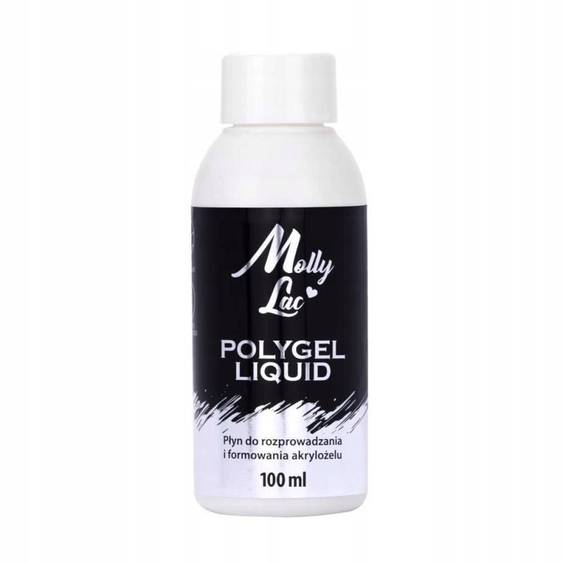 Molly Lac Liquid płyn do rozprowadzania i formowania akrylożelu PolyGel 100ml Molly Lac Liquid płyn do rozprowadzania i formowania akrylożelu PolyGel 100ml