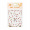 Naklejki na paznokcie samoprzylepne 5D nr SD-1513 kwiaty - 3