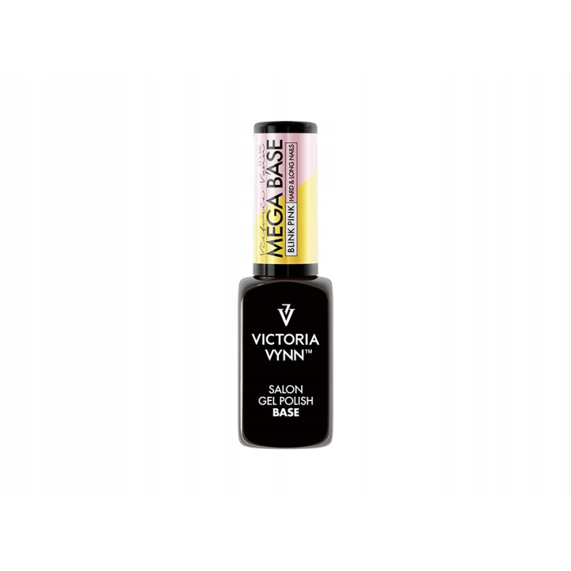 Victoria Vynn Mega Base Hard & Long Nails Blink Pink Baza do lakierów hybrydowych 8ml Victoria Vynn Mega Base Hard & Long Nails Blink Pink Baza do lakierów hybrydowych 8ml
