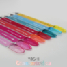 Yoshi Glassmatica 184 Illusorya pomarańczowy półtransparentny lakier hybrydowy do paznokci 6ml - 8