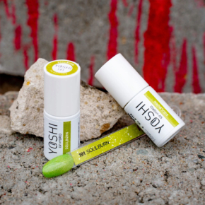 Yoshi Heartcore 191 Soulburn Neonowy żółtozielony lakier hybrydowy z efektem flash i cat eye 6ml