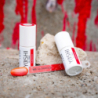 Yoshi Heartcore 193 Glowmode Neonowy czerwona pomarańcza lakier hybrydowy z efektem flash i cat eye 6ml - 2
