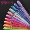 Yoshi Heartcore 193 Glowmode Neonowy czerwona pomarańcza lakier hybrydowy z efektem flash i cat eye 6ml - 7