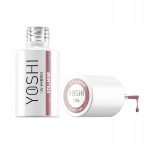 Yoshi Heartcore 196 Stillmine Neonowy różowy taupe lakier hybrydowy z efektem flash i cat eye 6ml