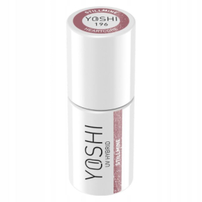 Yoshi Heartcore 196 Stillmine Neonowy różowy taupe lakier hybrydowy z efektem flash i cat eye 6ml