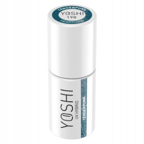 Yoshi Heartcore 198 Tenderpunk Neonowy kobaltowy lakier hybrydowy z efektem flash i cat eye 6ml