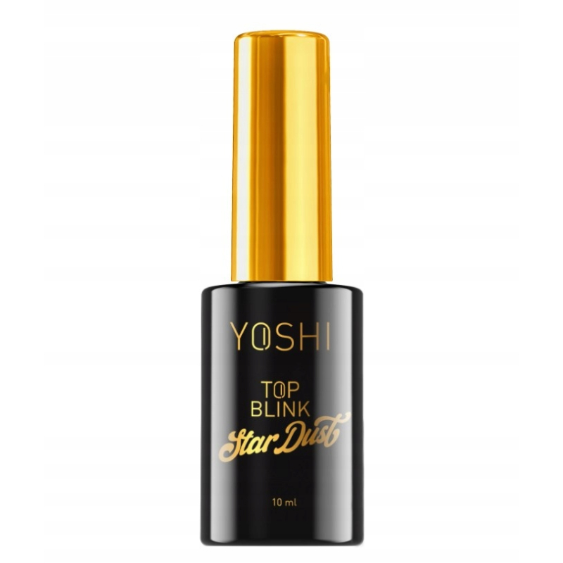 Yoshi Top Blink Star Dust do lakierów hybrydowych glitter 10ml Yoshi Top Blink Star Dust do lakierów hybrydowych glitter 10ml