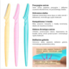 Zestaw 3 maszynek do brwi Eyebrow Razor precyzyjne golenie i dermaplaning - 2