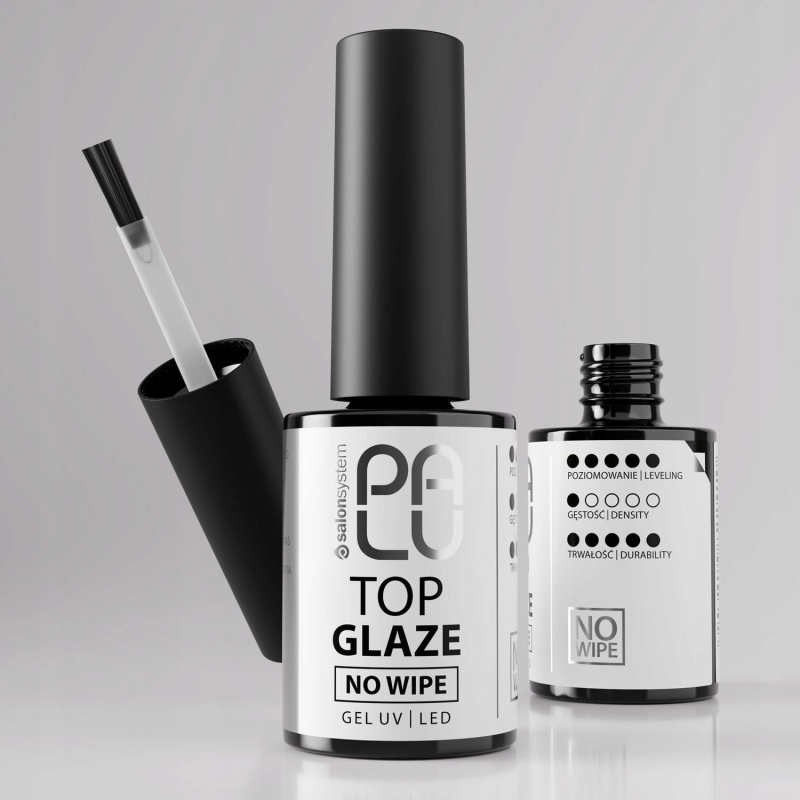 Palu Top Glaze No Wipe 11g Transparentny top hybrydowy lakier nawierzchniowy Palu Top Glaze No Wipe 11g Transparentny top hybrydowy lakier nawierzchniowy