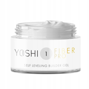 Yoshi Fiber Pro No1 50ml Przezroczysty samopoziomujący żel budujący do paznokci bez TPO