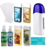 Zestaw do depilacji woskiem w rolce – 4 x wosk + podgrzewacz + akcesoria - 1