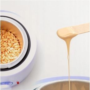 Zestaw do depilacji bezpaskowej wosk 1kg twardy ItalWax Podgrzewacz wosk puszka 400ml talk szpatułki