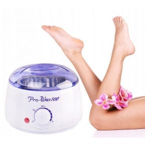 Zestaw do depilacji bezpaskowej wosk 1kg twardy ItalWax Podgrzewacz wosk puszka 400ml talk szpatułki