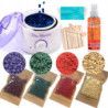 Zestaw do depilacji bezpaskowej ProWax + 4 x wosk twardy ItalWax - 1