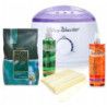 Zestaw do depilacji bezpaskowej ProWax Azulen ItalWax + 2 x preparat po depilacji + szpatułki - 1
