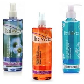 Zestaw do depilacji woskiem w dropsach ProWax 100 ROSE + 2 x żel + szpatułki