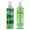 Zestaw do depilacji woskiem w dropsach ProWax 100 ROSE + 2 x żel + szpatułki - 9
