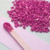 Zestaw do depilacji woskiem w dropsach ProWax 100 ROSE + 2 x żel + szpatułki - 10