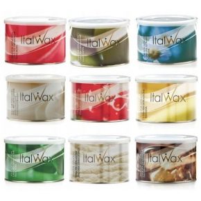 Zestaw do depilacji woskiem w dropsach i puszce ProWax 100 + 2 x wosk + 2 x żel + szpatułki + paski + talk
