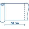 Medprox podkład podfoliowany medyczny serwety w rolce 50x30cm 40 sztuk granatowy - 3