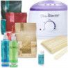 Zestaw do depilacji woskiem w dropsach ProWax100 + 3 x wosk + 2 x żel + szpatułki - 1
