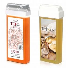 Zestaw ItalWax 2x podgrzewacz wosk rolka twardy