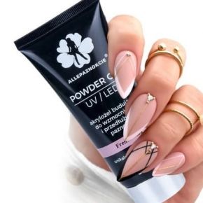 Duży budujący akrylożel Powder Gel 30ml (kolor do wyboru) + pędzelek