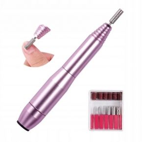 Activ Mobilna frezarka do paznokci Mini Pro203 metalowa do manicure pedicure pink różowa
