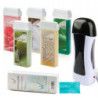 Zestaw do depilacji woskiem podgrzewacz 5x wosk w rolce ItalWax AROMA paski talk - 1