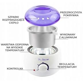 Depilacji Italwax Podgrzewacz 100w Wosk 400ml Azulen Azulenowy