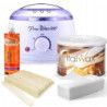 Depilacji Italwax Podgrzewacz 100w Wosk 400ml Natural Oliwka Paski - 1