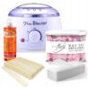 Depilacji Italwax Podgrzewacz 100w Wosk 400ml Flex Rose Oil Różany Oliwka Paski - 1