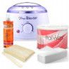 Depilacji Italwax Podgrzewacz 100w Wosk 400ml Rose Różany Szpatułki Paski - 1