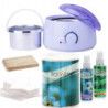 Depilacji Italwax Podgrzewacz 100w Wosk 800ml Azulen Azulenowy 2x Lotion Szpatułki Paski - 1
