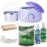 Zestaw do depilacji Italwax Podgrzewacz 100w Wosk 800ml Aloes Aloesowy Łagodzący 2x Lotion Szpatułki Paski - 1