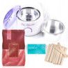 ZESTAW Depilacja Podgrzewacz Wosk Italwax 1kg rose - 1