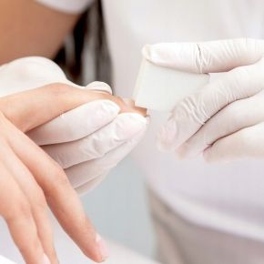 10x Molly Lac Blok polerski do paznokci kostka 240/240 biały