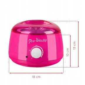 Zestaw do depilacji ItalWax  podgrzewacz różowy 100W  wosk twardy 05 kg Rose  lotion  szpatułki  talk