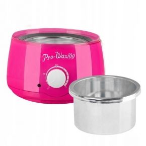 Zestaw do depilacji ItalWax  podgrzewacz różowy 100W  wosk twardy 05 kg Rose  lotion  szpatułki  talk