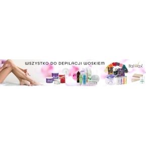 Zestaw do depilacji ItalWax  podgrzewacz różowy 100W  wosk twardy 05 kg Rose  lotion  szpatułki  talk